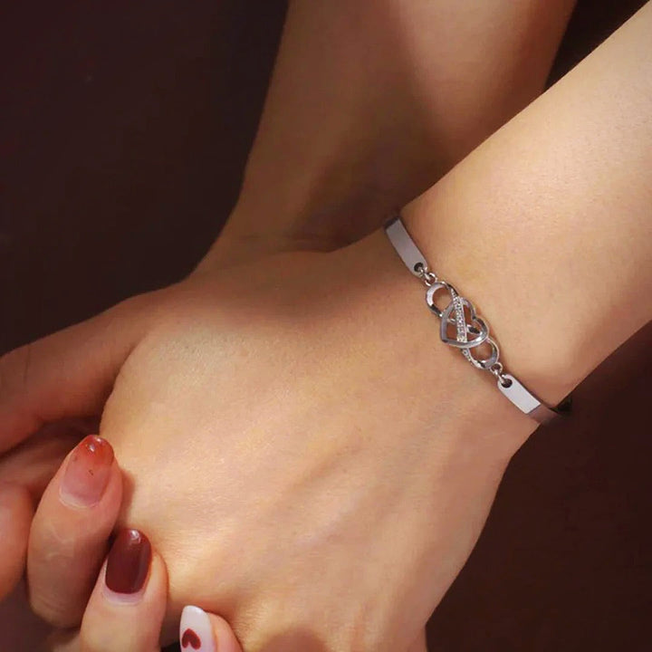 BRACCIALE CUORE INFINITO CON DEDICA